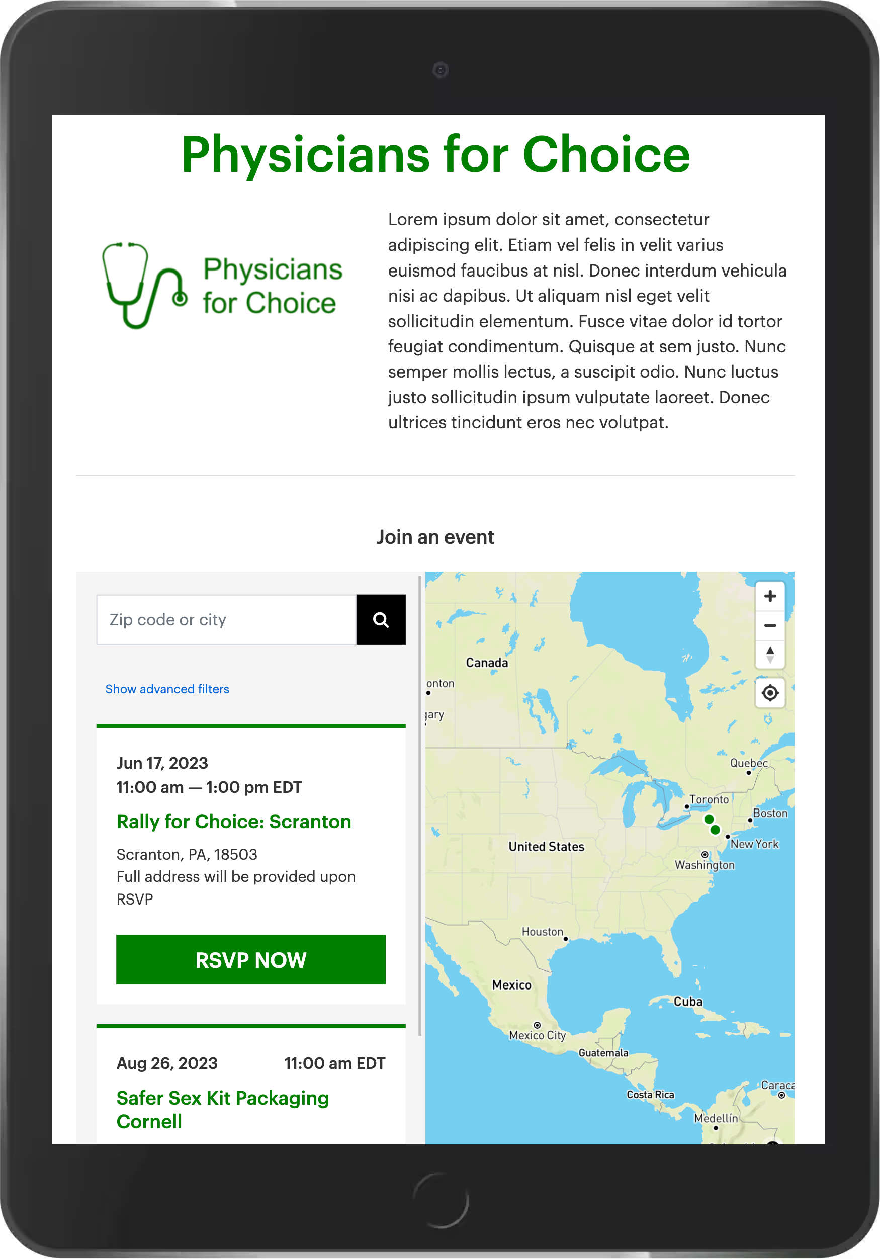 ControlShift's partner hub page showcases the events you're working on together. ControlShift's partner hub page showcases the events you're working on together.